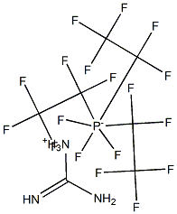 GUANIDINIUM TRIS(PENTAFLUOROETHYL)TRIFLUOROPHOSPHATE Struktur