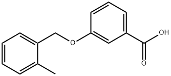 3-[(2-METHYLBENZYL)OXY]BENZOIC ACID Struktur