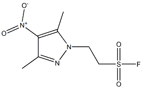 2-(3,5-DIMETHYL-4-NITRO-1H-PYRAZOL-1-YL)ETHANESULFONYL FLUORIDE Struktur
