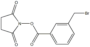 3-(BROMOMETHYL)BENZOIC ACID N-SUCCINIMIDYL ESTER Struktur