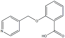 2-(PYRIDIN-4-YLMETHOXY)BENZOIC ACID Struktur