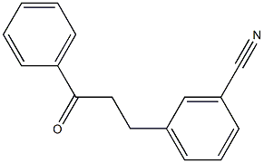 3-(3-CYANOPHENYL)PROPIOPHENONE Struktur