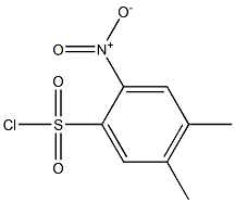 4,5-DIMETHYL-2-NITROBENZENESULFONYL CHLORIDE Struktur