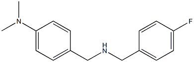 4-(((4-FLUOROBENZYL)AMINO)METHYL)-N,N-DIMETHYLANILINE Struktur