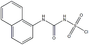 N-CHLOROSULFONYL-N'-NAPHTHALENE-1-YL-UREA Struktur