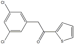 2-(3,5-DICHLOROPHENYL)-1-(2-THIENYL)ETHAN-1-ONE Struktur