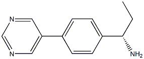 (1S)-1-(4-PYRIMIDIN-5-YLPHENYL)PROPYLAMINE Struktur