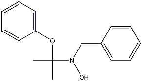 N-BENZYL-N-HYDROXY-PHENOXY ISOPROPYLAMINE Struktur