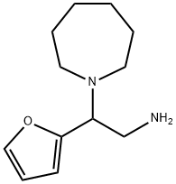 2-AZEPAN-1-YL-2-FURAN-2-YL-ETHYLAMINE Struktur