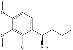 (1R)-1-(2-CHLORO-3,4-DIMETHOXYPHENYL)BUTYLAMINE Struktur