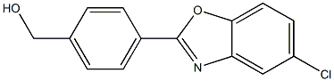 [4-(5-CHLORO-1,3-BENZOXAZOL-2-YL)PHENYL]METHANOL Struktur