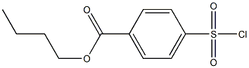 BUTYL 4-(CHLOROSULFONYL)BENZOATE Struktur