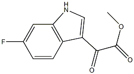 METHYL (6-FLUORO-1H-INDOL-3-YL)(OXO)ACETATE Struktur