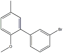 3-BROMO-2'-METHOXY-5'-METHYLBIPHENYL Struktur