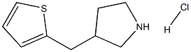 3-(THIOPHEN-2-YLMETHYL)PYRROLIDINE HYDROCHLORIDE Struktur