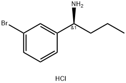 (1S)-1-(3-BROMOPHENYL)BUTYLAMINE Struktur