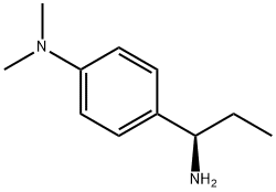 [4-((1R)-1-AMINOPROPYL)PHENYL]DIMETHYLAMINE Struktur