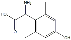 AMINO-(4-HYDROXY-2,6-DIMETHYL-PHENYL)-ACETIC ACID Struktur