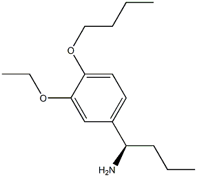 (1R)-1-(4-BUTOXY-3-ETHOXYPHENYL)BUTYLAMINE Struktur