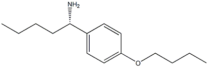 (1S)-1-(4-BUTOXYPHENYL)PENTYLAMINE Struktur