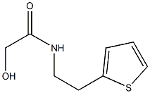 2-HYDROXY-N-(2-THIEN-2-YLETHYL)ACETAMIDE Struktur