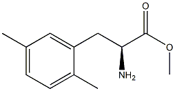 METHYL (2S)-2-AMINO-3-(2,5-DIMETHYLPHENYL)PROPANOATE Struktur