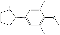 5-((2S)PYRROLIDIN-2-YL)-2-METHOXY-1,3-DIMETHYLBENZENE Struktur