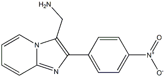 CIS-[2-(4-NITROPHENYL)IMIDAZO[1,2-A]PYRIDIN-3-YL]METHYLAMINE Struktur