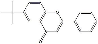 6-TERT-BUTYL-2-PHENYL-4H-CHROMEN-4-ONE Struktur