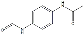 N-(4-FORMYLAMINO-PHENYL)-ACETAMIDE Struktur