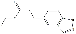 ETHYL 3-(1H-INDAZOL-5-YL)PROPANOATE Struktur