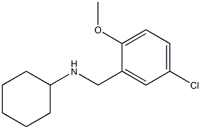 N-(5-CHLORO-2-METHOXYBENZYL)CYCLOHEXANAMINE Struktur