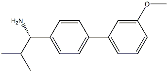 (1S)-1-[4-(3-METHOXYPHENYL)PHENYL]-2-METHYLPROPYLAMINE Struktur