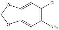 6-CHLORO-1,3-BENZODIOXOL-5-AMINE Struktur