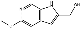 (5-METHOXY-1H-PYRROLO[2,3-C]PYRIDIN-2-YL)METHANOL Struktur