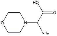 AMINO-MORPHOLIN-4-YL-ACETIC ACID Struktur