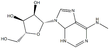 6-N-METHYLADENOSINE, [3H]- Struktur