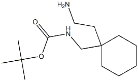 [1-(2-AMINO-ETHYL)-CYCLOHEXYLMETHYL]-CARBAMIC ACID TERT-BUTYL ESTER Struktur