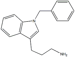 3-(1-BENZYL-1H-INDOL-3-YL)PROPAN-1-AMINE Struktur