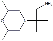 2-(2,6-DIMETHYLMORPHOLIN-4-YL)-2-METHYLPROPAN-1-AMINE Struktur