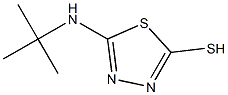 5-(TERT-BUTYLAMINO)-1,3,4-THIADIAZOLE-2-THIOL Struktur