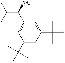 (1R)-1-[3,5-BIS(TERT-BUTYL)PHENYL]-2-METHYLPROPYLAMINE Struktur