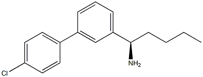 (1R)-1-[3-(4-CHLOROPHENYL)PHENYL]PENTYLAMINE Struktur