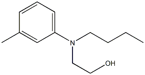 N-BUTYL-N-HYDROXYETHYL-M-TOLUIDINE Struktur