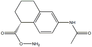 (1R)-6-(ACETYLAMINO)-1-AMINO-1,2,3,4-TETRAHYDRONAPHTHALENECARBOXYLIC ACID Struktur