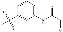 2-CHLORO-N-[3-(METHYLSULFONYL)PHENYL]ACETAMIDE Struktur