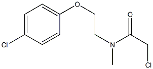 2-CHLORO-N-[2-(4-CHLOROPHENOXY)ETHYL]-N-METHYLACETAMIDE Struktur