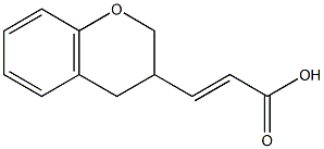 (2E)-3-(3,4-DIHYDRO-2H-CHROMEN-3-YL)ACRYLIC ACID Struktur