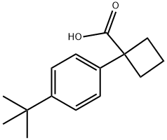 1-(4-TERT-BUTYLPHENYL)CYCLOBUTANECARBOXYLIC ACID Struktur