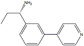 (1S)-1-(3-(4-PYRIDYL)PHENYL)PROPYLAMINE Struktur